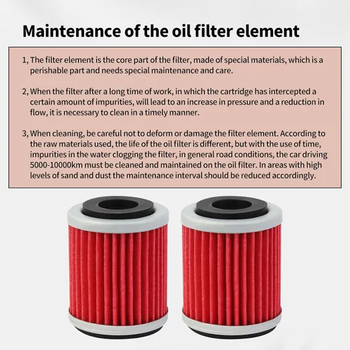 Miniatura 7 de OuYi Filtro de aceite de motocicleta para Yamaha YFM350R YFM350X YFM350ER YFM350FX YFM350FW YFM400F YZ250F YZ400F YZ426F WR250F WR426F Raptor