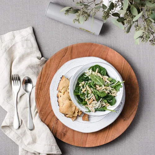 Miniatura 2 de KNORK Juego de 4 tenedores de ensalada forjados originales – Stock abierto, acero inoxidable 18/10 – ergonómico, acabado mate