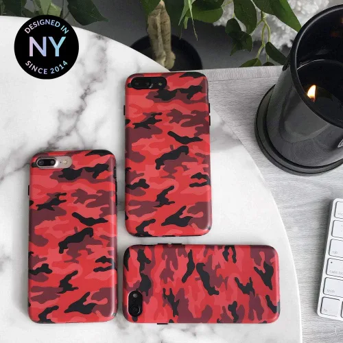 Miniatura 2 de Velvet Caviar - Funda compatible con Galaxy S10 Camuflaje rojo