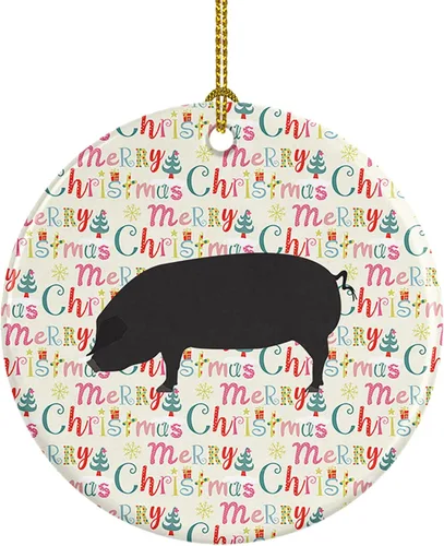 Miniatura 79 de Caroline's Treasures Adorno de cerámica de avestruz común para árbol de Navidad, decoración colgante para el hogar, Navidad, vacaciones, fiesta