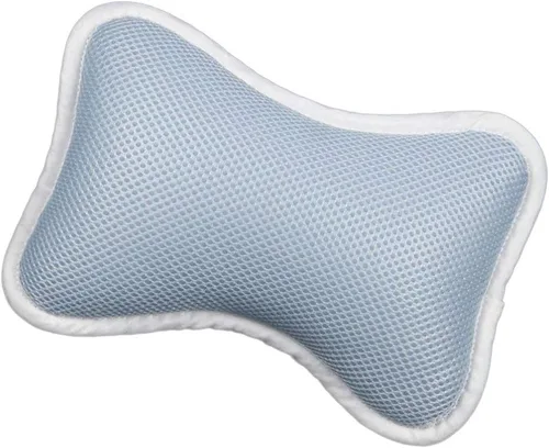 Miniatura 5 de SUPVOX Almohada de bañera con ventosas antideslizantes para soporte de cuello y hombro, se adapta a bañeras ovaladas y rectas, cojín de spa y baño