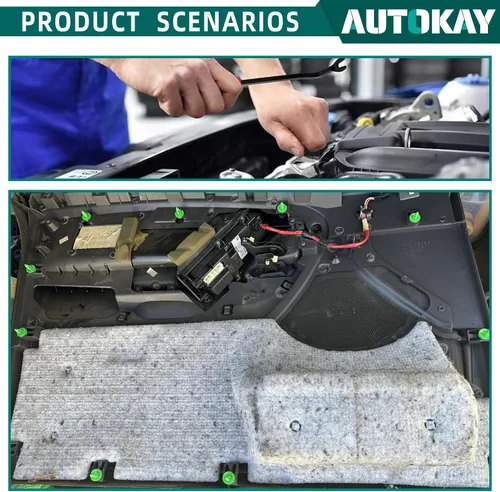 Miniatura 5 de AUTOKAY 100 piezas de clip de panel de puerta para Jeep Grand Cherokee 1993-2005 Cherokee 1993-2001, para Chrysler Cirrus 1995-2000, para Dodge