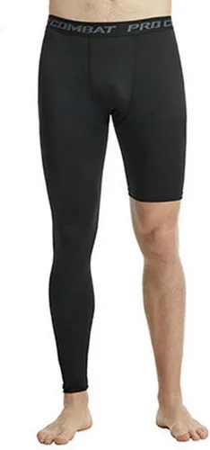 Pantalones deportivos ajustados de una sola pierna de baloncesto para hombre, pantalones de compresión de 12 de una pierna, ropa interior atlética