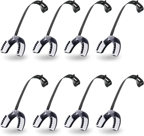 8 protectores bucales de fútbol juvenil con correa, protector bucal deportivo suave para fútbol, baloncesto, hockey, boquilla deportiva para niños,