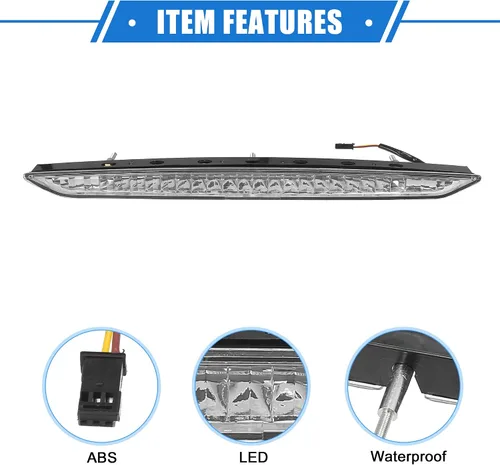 Miniatura 4 de Tercera luz de freno de alto nivel compatible con BMW Z4 E85, ABS transparente