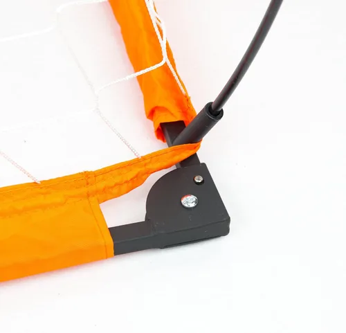 Miniatura 4 de Bownet Red de portería de fútbol portátil (3 x 5 pies) de configuración rápida, marco de acero duradero con recubrimiento de polvo, para interiores