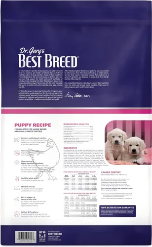 Miniatura 2 de Dr. Gary's Best Breed Puppy Recipe - Alimento para cachorros formulado por veterinarios con DHA y EPA, pollo y pescado, todas las razas