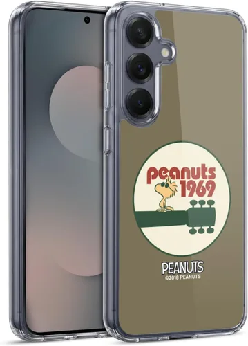 Miniatura 33 de Head Case Designs Funda de gel Woodstock 50th con licencia oficial de Peanuts Snoopy Guitar 1969 [protección de grado militar] compatible