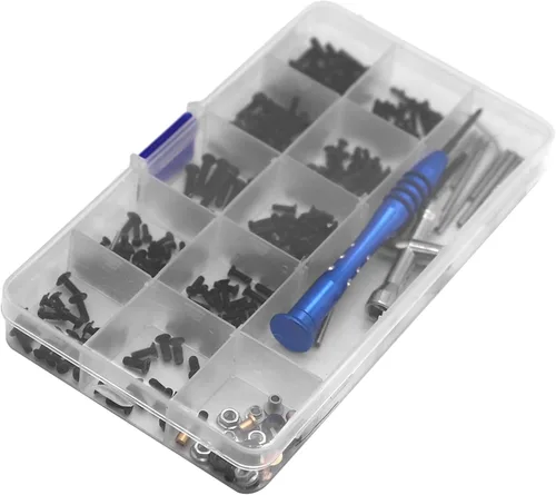 Miniatura 2 de ShareGoo RC M2 M2.5 M3 Tornillos y tuercas de manga cruzada Allen Kit de pasador giratorio compatible con WLtoys 144001 1/14 RC Car Buggy, 316