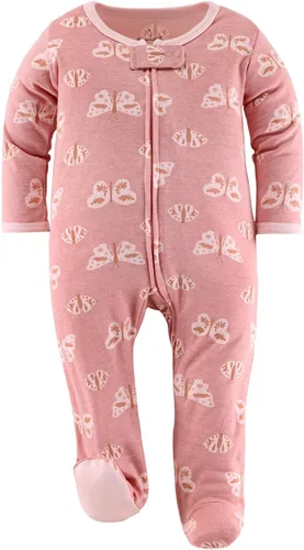 Miniatura 5 de The Peanutshell Pijama con pies para bebés, para dormir y jugar, paquete de 3