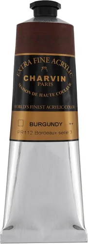 Miniatura 166 de Charvin Pintura acrílica profesional extrafina – verde absenta, tubo de 2.1 fl oz, pigmentos de triple fresado, resistente a la luz, pinturas