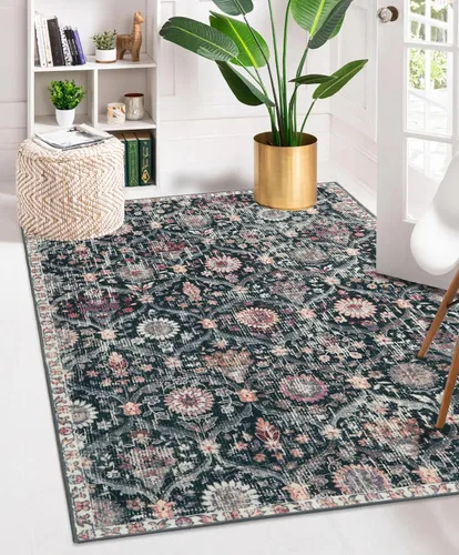 Miniatura 42 de Lahome - Alfombra de marroquí tejida, alfombra para cocina, pasillo, antideslizante, pasillo para entrada, pasillo de lavadero, dormitorio, 274 x