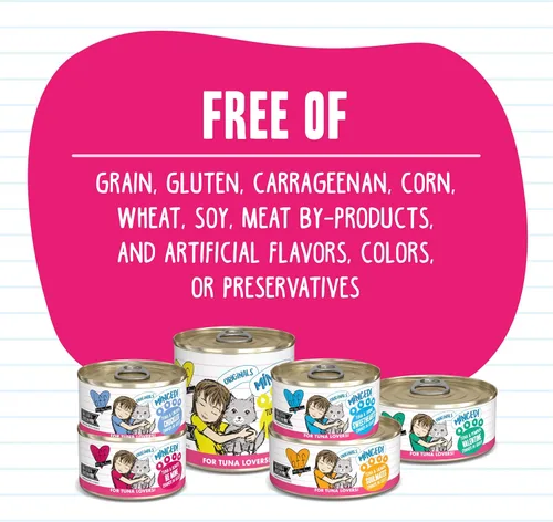 Miniatura 6 de Weruva BFF - Comida húmeda natural picada para gatos, atún y tilapia en pareja en gelatina, lata de 3 oz, paquete de 24