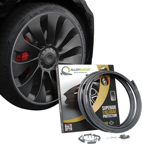 Miniatura 32 de AlloyGator Protector de Llanta Dorado para Ruedas de Automóvil (Se Adapta a Ruedas de 12-24" de Diámetro) - Paquete de 4 Protectores de Rueda
