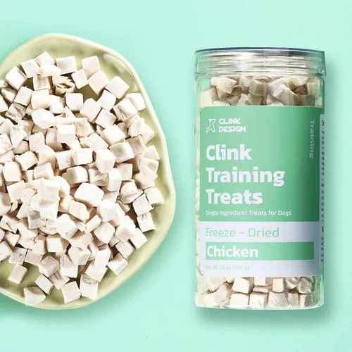Miniatura 5 de Clink Design Golosinas liofilizadas para perros y gatos, golosinas para perros de un solo ingrediente, golosinas de entrenamiento 100% para perros