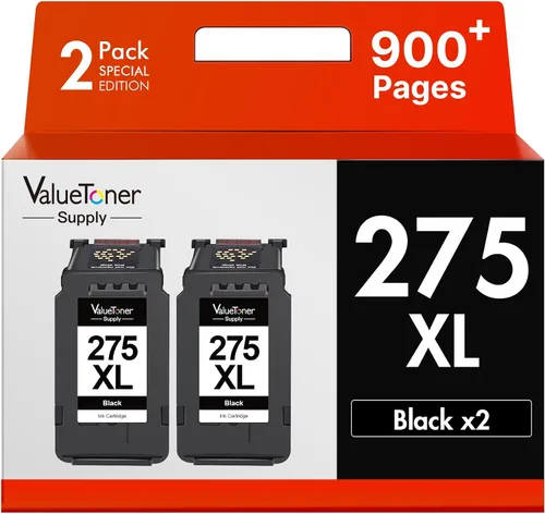 Cartucho de tinta negra PG-275XL de alto rendimiento para Canon 275 PG-275XL PG-275 XL Funciona para Canon PIXMA TR4720 TR4700 TS3720 TS3500 TS3522