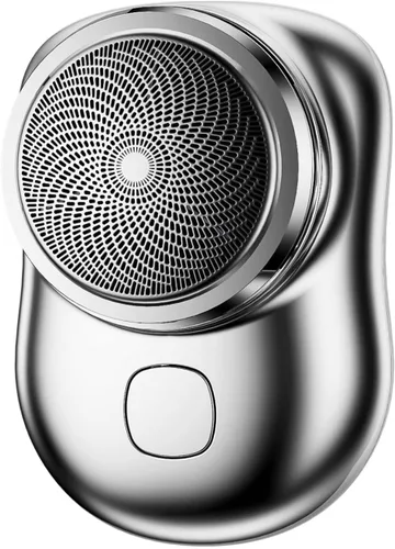 Miniatura 8 de Afeitadora eléctrica para hombres, Mini-Shave - Afeitadora eléctrica portátil, tamaño de bolsillo, afeitadora portátil húmeda y seca para hombre