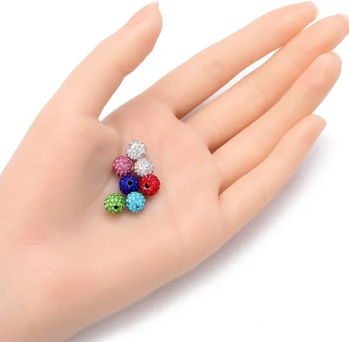 Miniatura 3 de 25 piezas Adabele AA+ Grado Atrapasoles de cristal de diamantes de imitación pavimentan cuentas sueltas de 0.315 in de color azul zafiro claro
