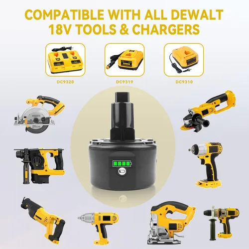 Miniatura 3 de Batería de iones de litio de repuesto de 7.0Ah para Dewalt 18V DC9096 DC9098 DC9099 DC9180 DC9181 DC9182 DE9039 DE9095 DE9096 DE9098 DE9503 DW9095