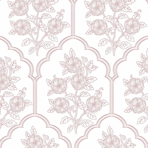 Miniatura 10 de Safiyya Papel tapiz de 118 x 17.3 pulgadas, papel de contacto floral para despegar y pegar, papel de pared vintage, autoadhesivo, extraíble