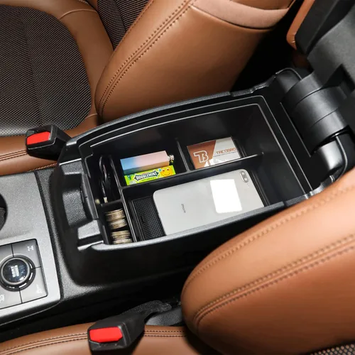 TACORBO Organizador de consola central compatible con Ford Escape 2020 2024 2025 2026 y 2021-2024 2025 Bronco Sport Accesorios, Bandeja de inserción