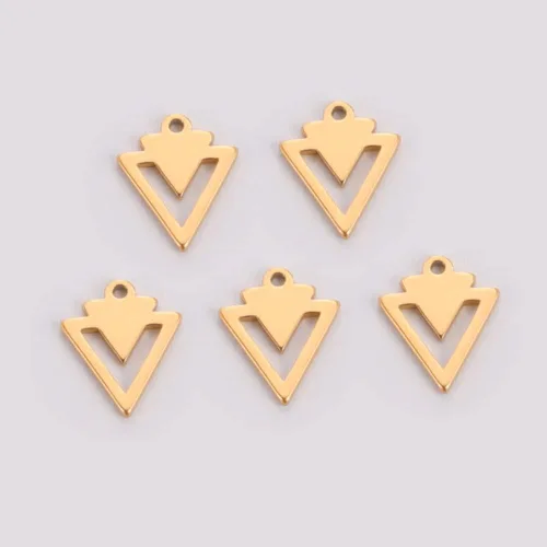 Miniatura 3 de kkjoy 5 dijes de acero inoxidable para hacer joyas y manualidades, varios colgantes pequeños, suministros de manualidades, accesorios para pulseras