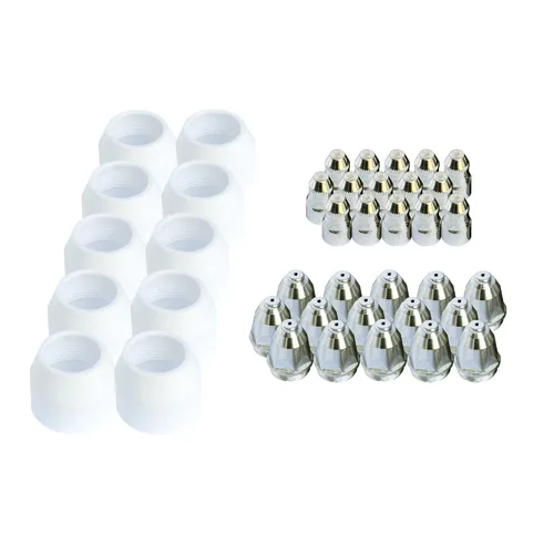 Miniatura 5 de Lotos BCON20 20 piezas de cortador de plasma consumibles electrodo de boquilla y taza para cortadores de plasma Lotos LTP7000 LTP8000