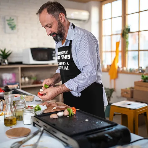 Miniatura 7 de Delantales para hombres, delantales divertidos para hombres, delantales de chef, delantales divertidos de cocinero, delantales divertidos