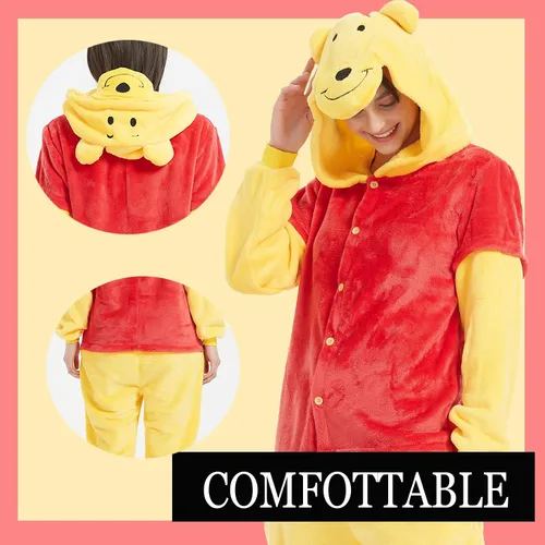 Miniatura 5 de Pijama unisex para adultos, disfraz de Navidad, Halloween, disfraz de cosplay