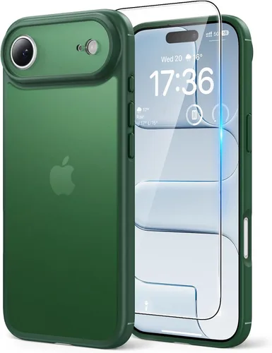 Miniatura 60 de TAURI Funda magnética 2 en 1 transparente para iPhone 14 Pro, compatible con Magsafe [no amarillenta] con protector de pantalla, protección de grado