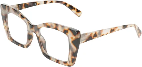 Miniatura 7 de Gafas de Lectura Grandes para Mujeres – Lentes de Lectura con Bloqueo de Luz Azul, Estilo Oprah, Marco Cuadrado, Lente Transparente, Bisagra
