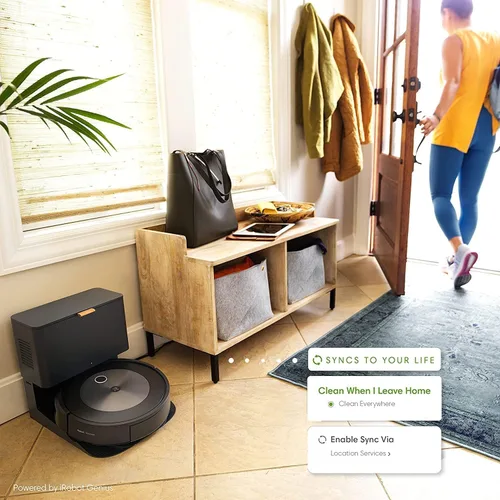 Miniatura 7 de iRobot Roomba j7+ (7550) Robot aspirador con eliminación automática de suciedad – Wi-Fi conectado, mapeo inteligente, ideal para pelo de mascotas