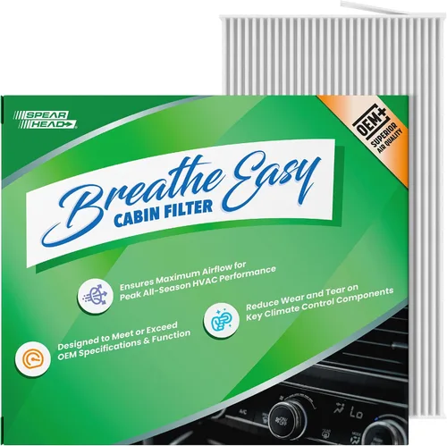 Miniatura 29 de Spearhead OEM+ Filtro de aire de cabina Particulate Breathe Easy Compatible con 2015-17 Chrysler 200, 2014-18 Cherokee como OEM Proporciona