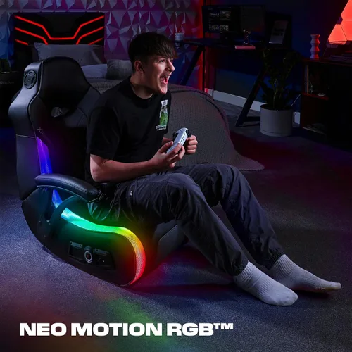 Miniatura 5 de X Rocker Video Gaming Floor Rocker Chair, Built-in Audio, College Dorm Essentials for Guys and Girls, Bedroom, Foldable, Gifts for Gamers