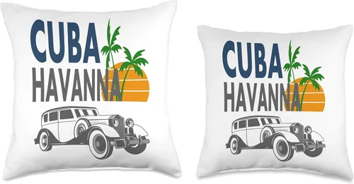 Miniatura 3 de Nach Havanna fahren Karibik T-Shirt Kuba Geschenk Havana T-Shirt Caribbean Cuba Holiday Vintage Car Idea de regalo, almohada, 16 x 16 pulgadas
