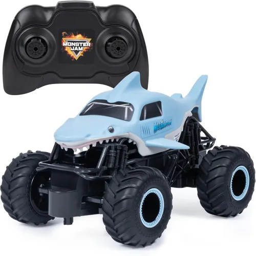 Miniatura 9 de Monster Jam - Camión monstruo de control remoto oficial Grave Digger, escala 1:24, 2,4 GHz, juguetes para niños y niñas a partir de 4 años