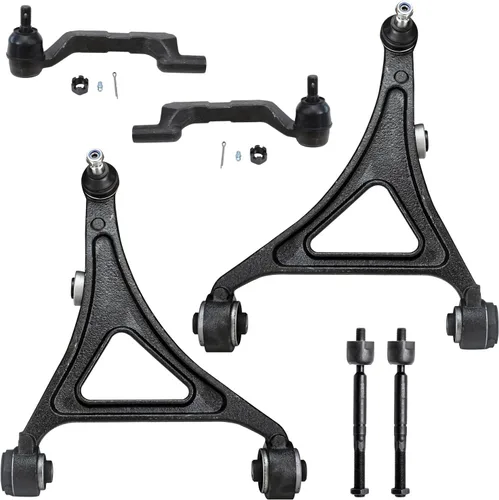 Miniatura 259 de Detroit Axle - Kit de extremo delantero para Chrysler 300 Dodge Charge Challenger 2011-2023, 2 brazos de control inferiores traseros 2 rótulas