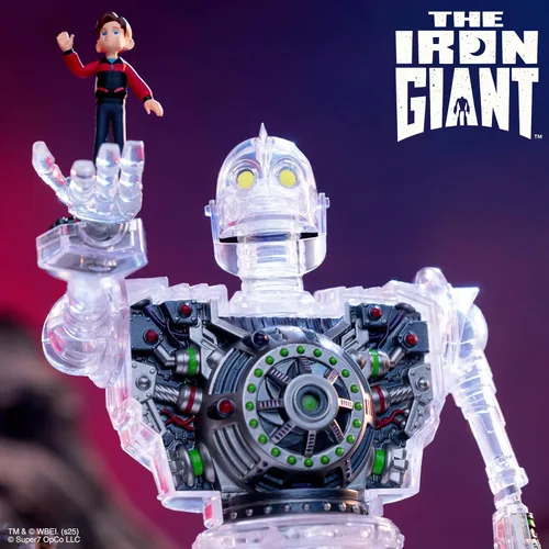 Miniatura 5 de Super7 El Gigante de Hierro Súper Cyborg - Figura de acción de El Gigante de Hierro (Transparente)