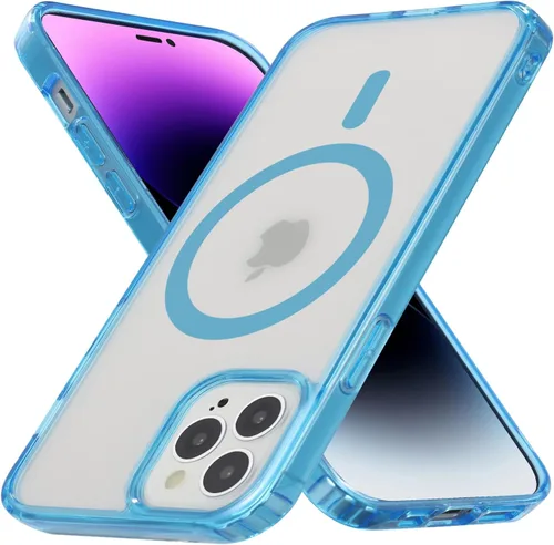 Miniatura 32 de Funda magnética fuerte para iPhone 12 Pro Max [Protección de grado militar de 10 pies] Compatible con MagSafe, funda protectora a prueba de golpes