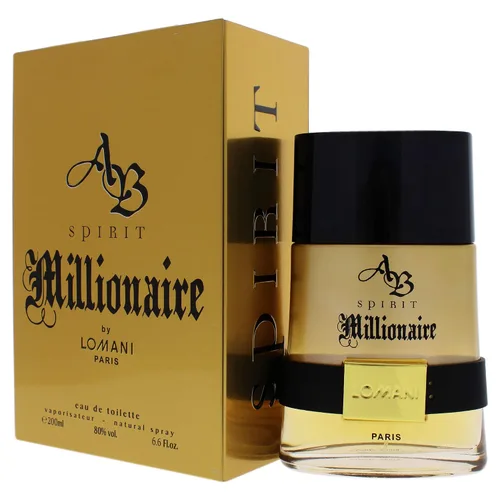 Miniatura 6 de Lomani Ab Spirit Millionaire por Lomani para Hombre - 6.6 onzas EDT Atomizador, Marrón