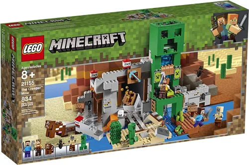 Miniatura 4 de LEGO Minecraft The Creeper Mine 21155 Kit de construcción (834 piezas)