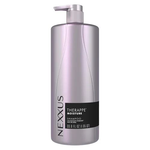 Champú hidratante Nexxus Therappe Ultimate Moisture para cabello seco libre de siliconas, hidratante ProteinFusion con proteína de elastina y caviar
