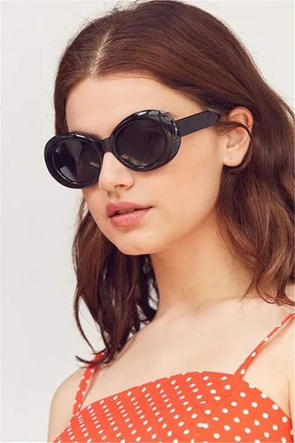 Miniatura 3 de Laurinny Gafas de sol auténticas Clout Bold Oval Retro Mod Kurt Cobain Clout Round Lens