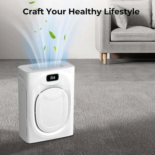 Miniatura 9 de VENTISOL Purificadores de aire para mascotas para el hogar, habitación grande de hasta 2500 pies cuadrados, purificador de aire para dormitorio