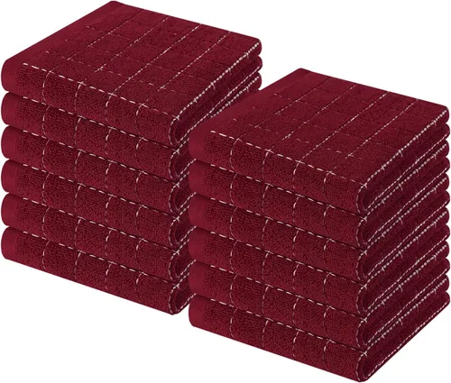 Miniatura 24 de Homaxy Paños de cocina 100% algodón de felpa, toallas de cocina ultra suaves y absorbentes para la cocina, adecuadas para secar y lavar platos