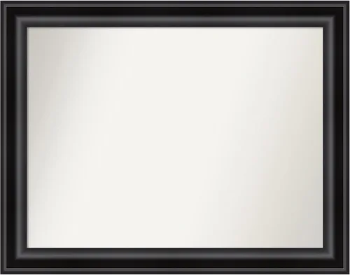 Miniatura 339 de Amanti Art Espejo personalizado, espejo de baño negro puente, espejo de pared o espejo de tocador de baño sobre el fregadero (26 x 26 pulgadas)