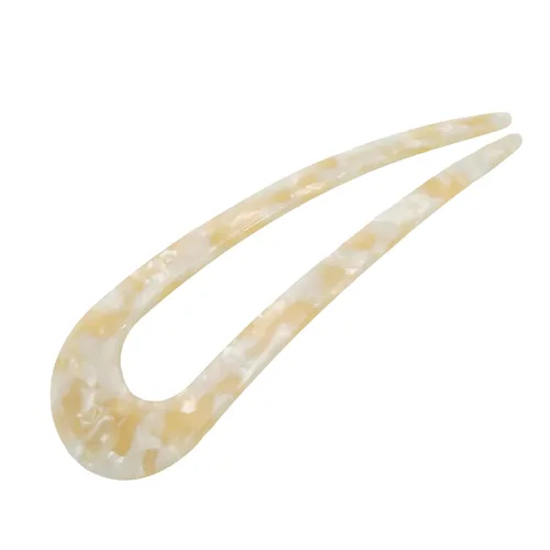 Miniatura 6 de Horquilla de pelo en forma de U ámbar francés horquilla para bollos accesorios de peinado