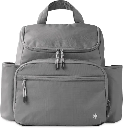 Miniatura 8 de Skip Hop Mochila Bolsa de Pañales: Forma, Bolsa de viaje multifuncional para bebé con cambiador y accesorio para cochecito, Salvia