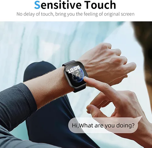 Miniatura 5 de WISKII - Juego de 2 fundas compatibles con Apple Watch SE3 Series SE/6/5/4 de 40 mm con protector de pantalla, funda ultradelgada de policarbonato