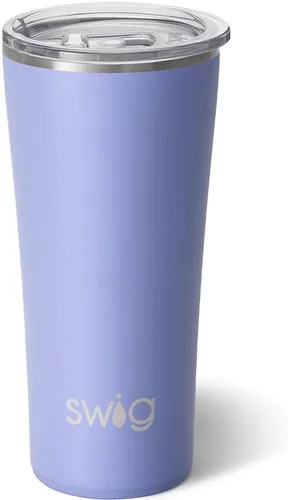 Miniatura 25 de Swig Life - Vaso aislante de 22 onzas, vaso de viaje para café con tapa, taza de viaje para café apta para portavasos, acero inoxidable (Aqua)